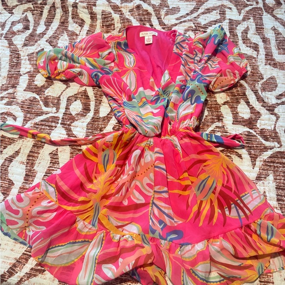 Flying Tomato Pink Floral Romper - Picture 5 of 11